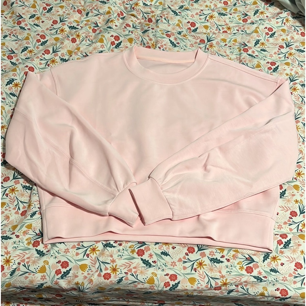 Lululemon perfectly oversized cropped crew softstreme